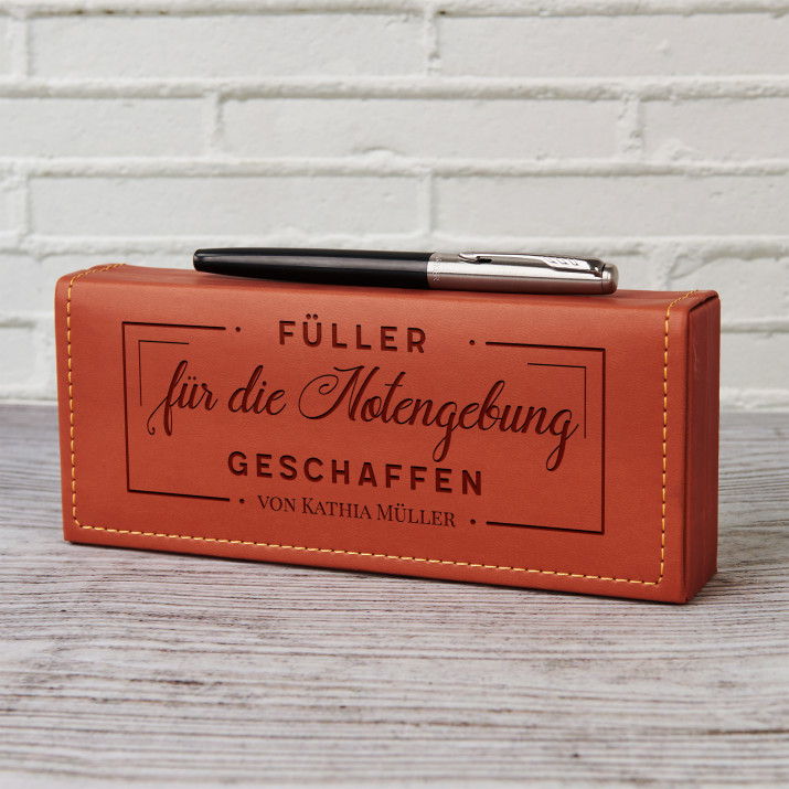 Nur für Notengebung - Füller Parker im Etui